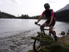 Mountain bike trail - Poprad Lake